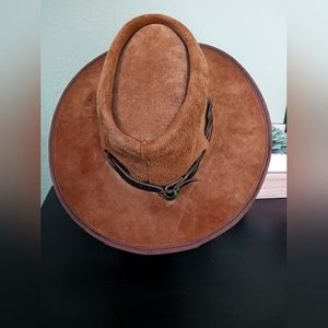 Handmade GENUINE LEATHER EXCALIBUR Hat.  Rare breed